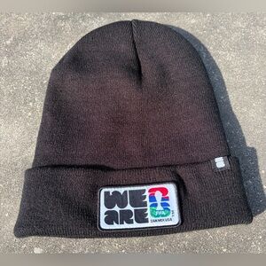 FIFA official “we are” black beanie hat – NWOT